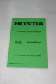 Honda Cylinder Motor Mower HC24 Operating Instructions (1984)
