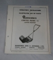 Ransomes CERTES MARK 12 Lawn Mower Manual (1966)