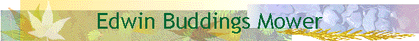 Edwin Buddings Mower